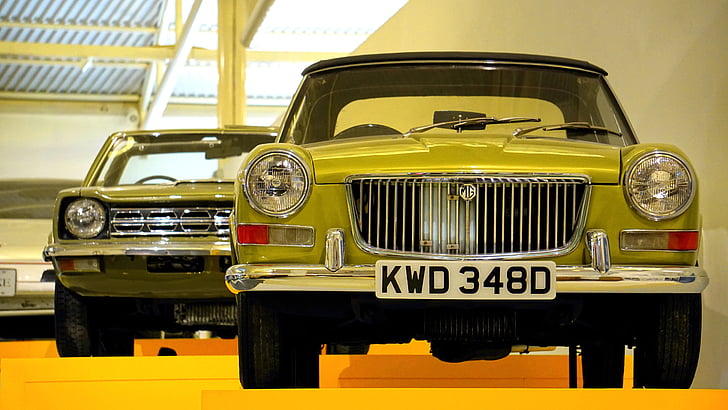 klasszikus autó, brit, mg, klasszikus, autó, Vintage, jármű