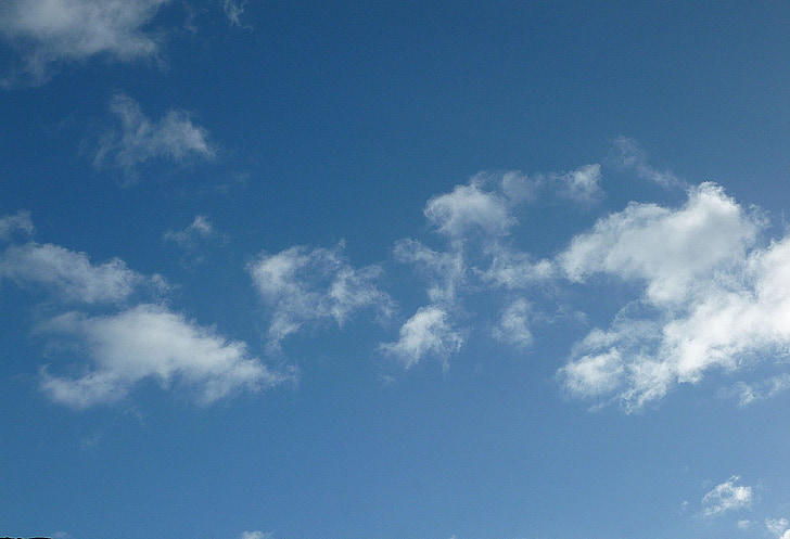 himmelen, skyer, blå, natur, Vær, Air, dag