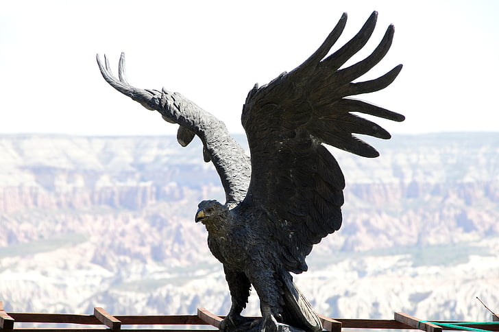 Eagle, bronze, Capadócia, Turquia