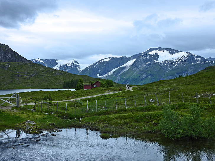 dãy núi, Na Uy, Scandinavia, cảnh quan
