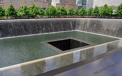spomenik Ground zero, Svetovni trgovinski center, Memorial, Manhattan, Brooklyn, New york, arhitektura