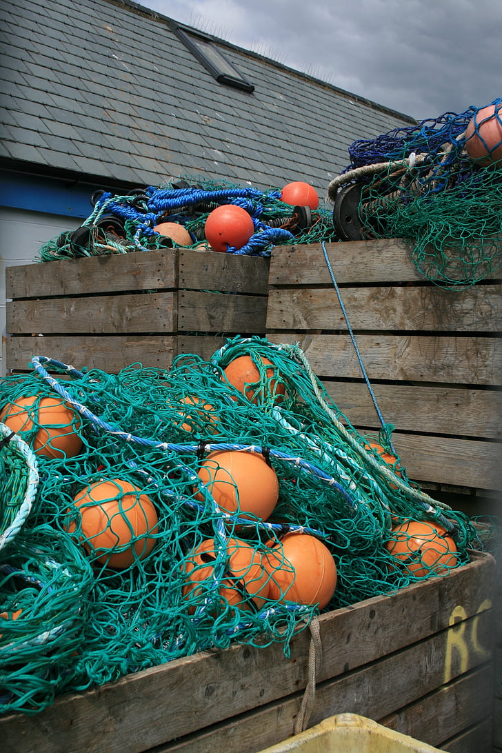 fisching, bots, bouts, harbour, commercial Fishing Net, fishing Net