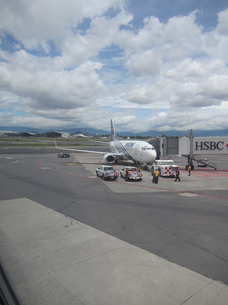 l'aeroport, Mèxic, avió, l'aviació, cel