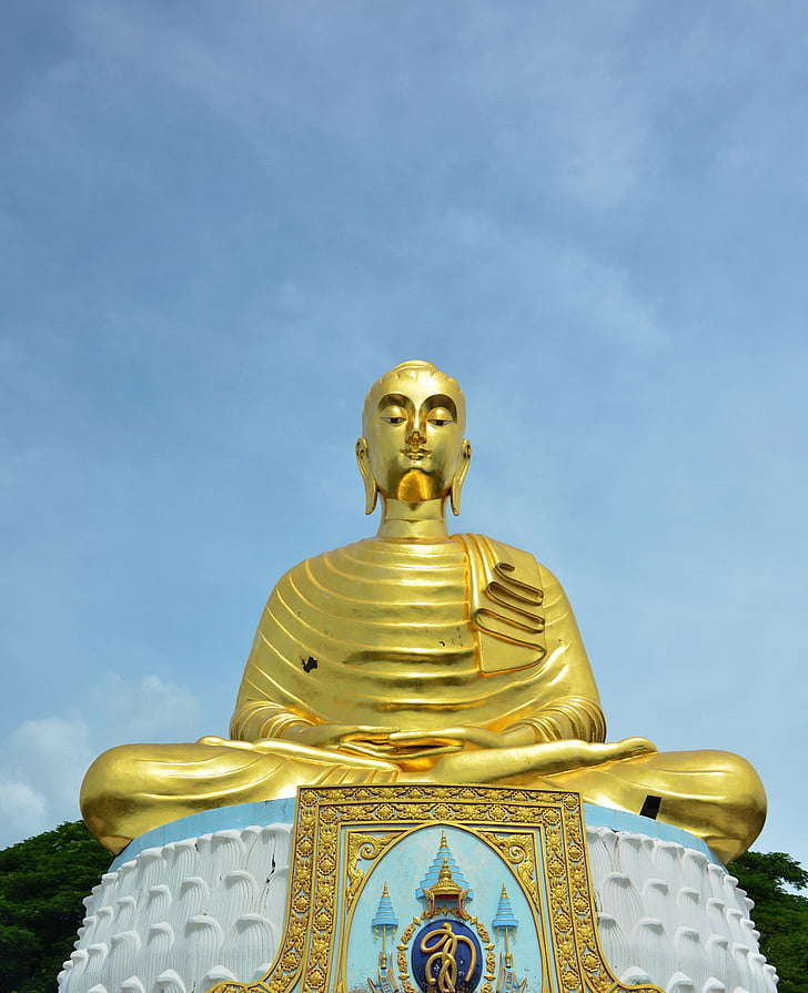Buda, พระ, estàtua, Art, budisme, el respectem, mesura