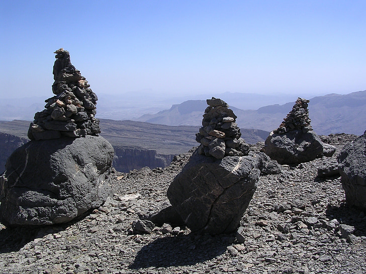 Oman, montagnes, paysage, saoudite, sec, Djebel