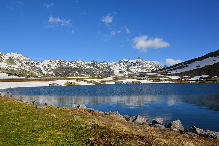 Lake, berg, water, Bergen