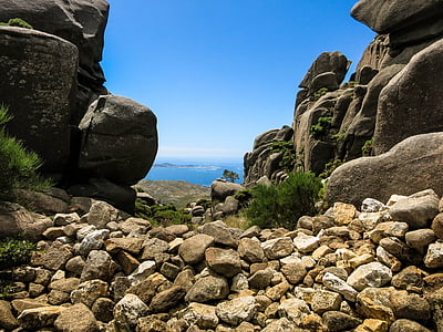 stijena, ljeto, Španjolska, more, rock - objekt, šljunčana, Nema ljudi
