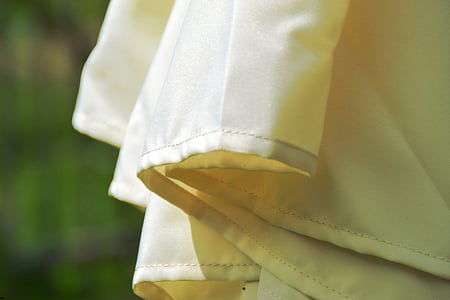 beige, cloth, fabric, outdoors, sunshade, white, clothing