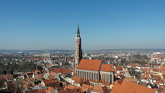 Landshut, stad, Beieren, historisch, Trausnitz kasteel, bezoekplaatsen, Middeleeuwen