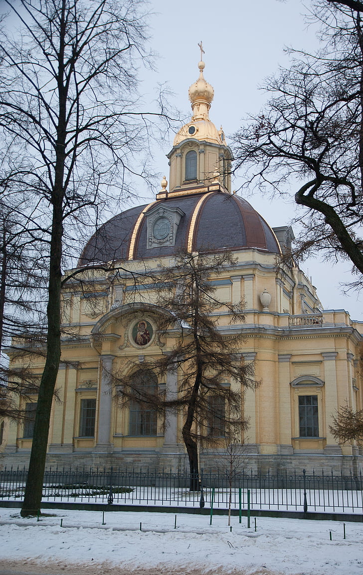 St. petersbourg, Peter og paul-festningen, kirke, ortodokse, treet, arkitektur, Bart tre