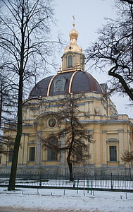 Saint-petersbourg, Pietari-Paavalin linnoitusta, kirkko, Ortodoksinen, puu, arkkitehtuuri, paljas puun