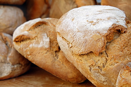 bread, wood oven bread, loaf of bread, bread crust, crispy, frisch, food