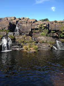 Wasserfall, sah die Rebe, Wunderbar, Minas, Natur, Wasser, Rock - Objekt