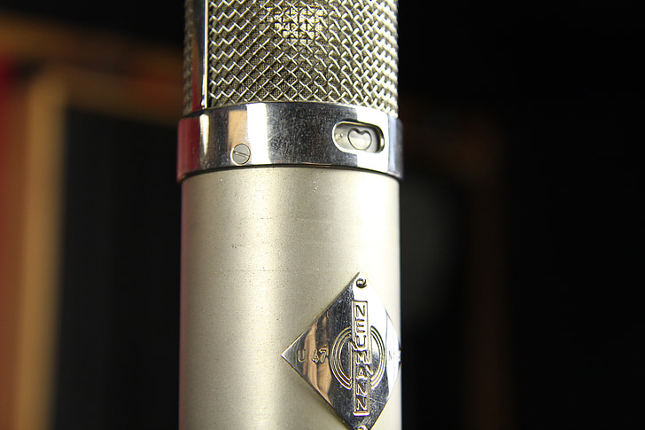 mikrofon, blå, Kiwi, Studio, udstyr, post, Audio