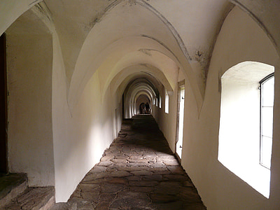 samostan, križni hodnik, banda, prostor