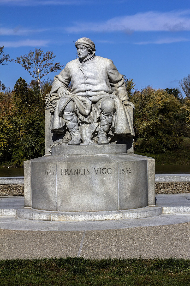 Statuia, Sackville, om de vigo Francisco, Statuia om, istoric site, Războiul de independență al