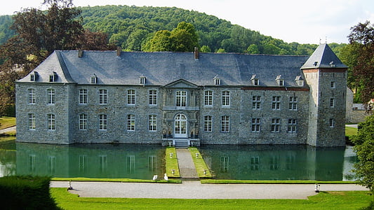 Castello, Ardennes, Vallonia, Case, Belgio