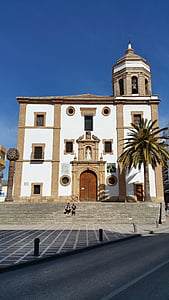ronda, ronda church, church of our lady of mercy round, andalusia