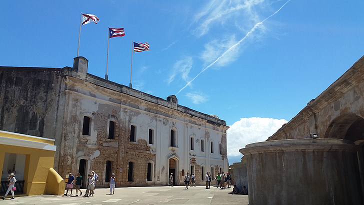 Старий, Сан-Хуан, Форт, Замок, історичний, Орієнтир