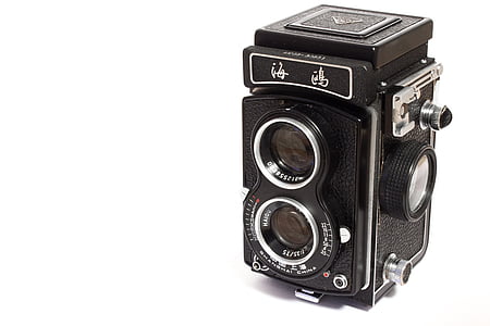 카메라, 아날로그, 갈매기, rolleiflex, 레트로, 사진 카메라, 오래 된 카메라