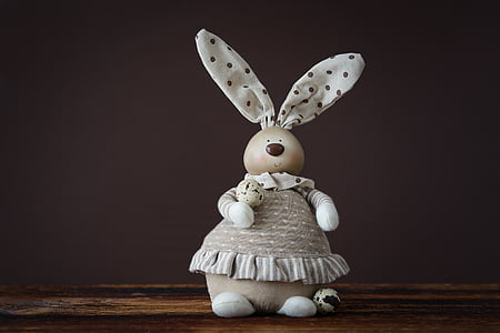 Llebre, conill de Pasqua, dekohase, Setmana Santa, déco, decoració, figura