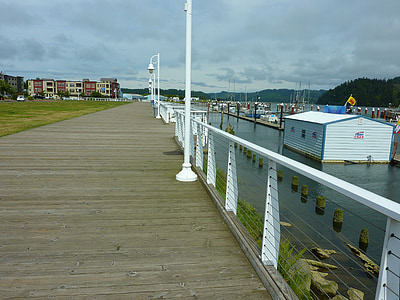 Promenade, Pier, haven, Bay, water, dok, loopbrug