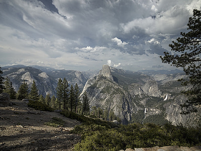 Yosemite Nationaalpark, landschap, natuur, berg, reizen, buiten, vallei