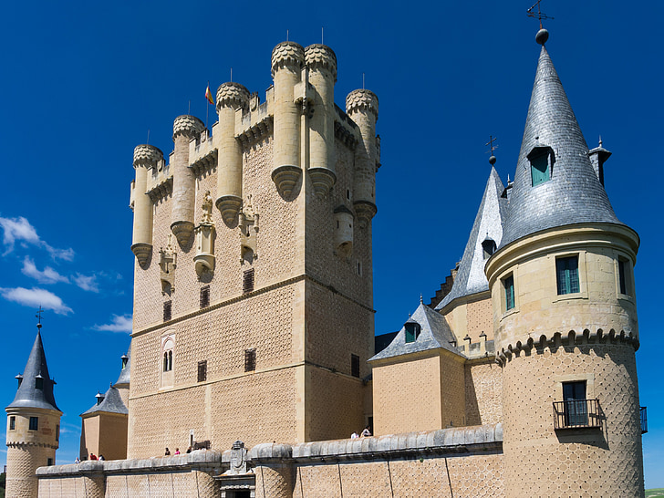 hrad, Alcazar, palác, Architektura, pevnost, Castilla, Segovia