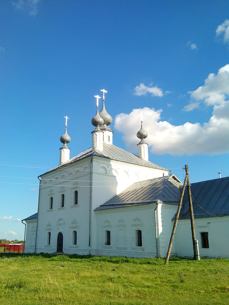 minakova, Suzdaļa rajona, Krievija, klosteris, tradicionālā, templis, baznīca