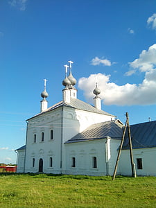 minakova, スズダリ地区, ロシア, 修道院, 伝統的です, 寺, 教会