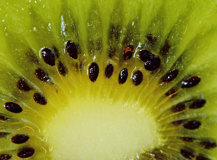 Kiwi, frugt, sund, vitaminer, mad, grøn, lækker
