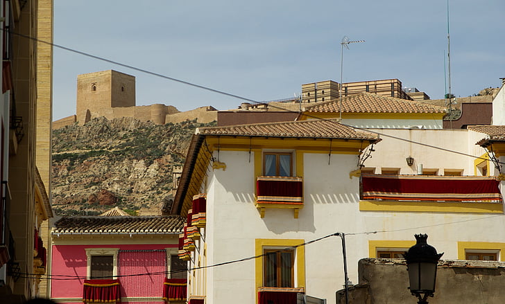 Spanien, Andalusien, Lorca, slott