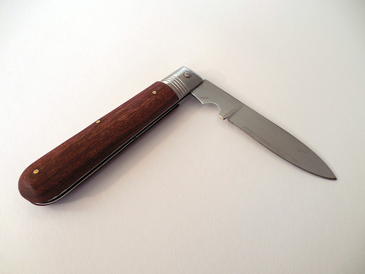 kniv, lommekniven, blad, skarpe, Metal, kutt, verktøyet