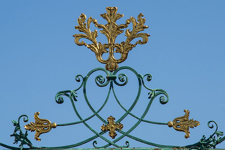 hrad, Ornament, palác Ludwigsburg, Gold, Princ, pravítko, Kráľ