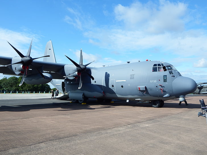 Hercules, c-130, Lockheed, Doprava, vojenské, letadla, letadlo