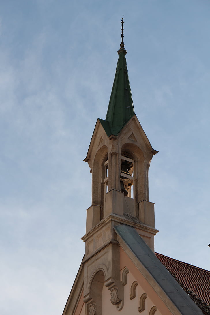 kiriku torn, hoone, Tower, Budapest, Ungari, Bell, Top
