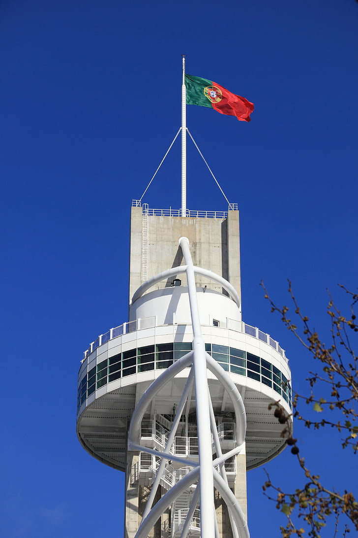 Portugália, Lisszabon, Expo, terület, a Hotel, torony