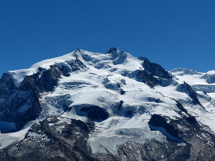 alpské, Monte-rosa, Švýcarsko, Zermatt