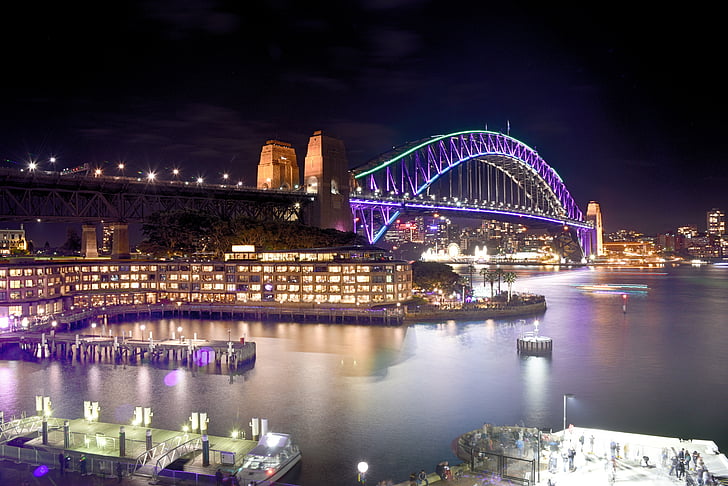 Sydney, Sydney bro, Australien, City, vartegn, rejse, vand