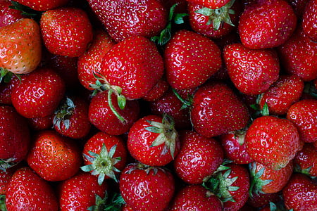 jordbær, bær, anlegget, jordbær muscat, rød, vitaminer, ernæring