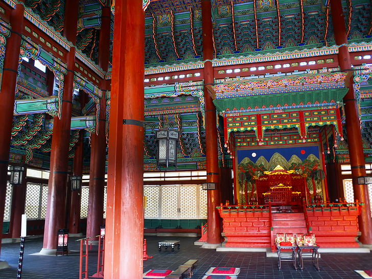 Корея, здание, Памятник, Сеул, Кинг, традиция, Квартира