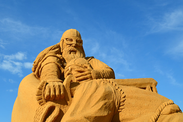 areia, escultura, escultura em areia, arte, Sandburg, sandworld, arte-final
