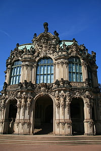 Dresden, Zwinger, Altstadt, barocke, Architektur, Sehenswürdigkeit, Kirche