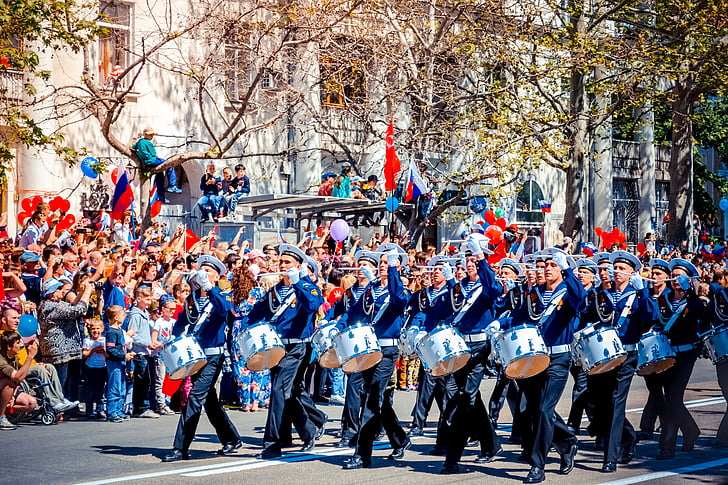 День перемоги, Севастополь, Парад, свято, 9maâ, військовий парад, Росія