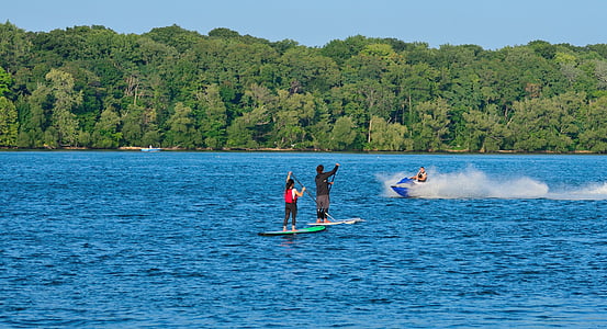 水のボード, ジェット スキー, ナイアガラ川, 搭乗, ウォーター スポーツ, ジェット, スキー