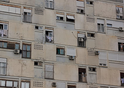 Čierna Hora, Podgorica, obytných, Apartmán, budova, betón, veža