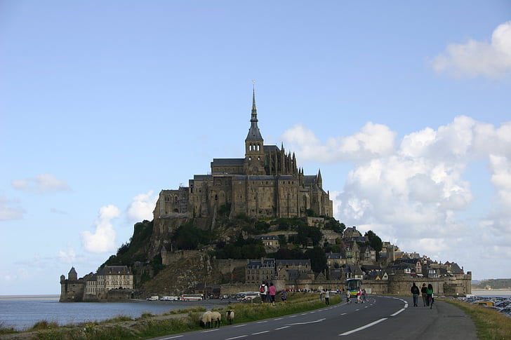 Mount saint michael, Prantsusmaa, suvel