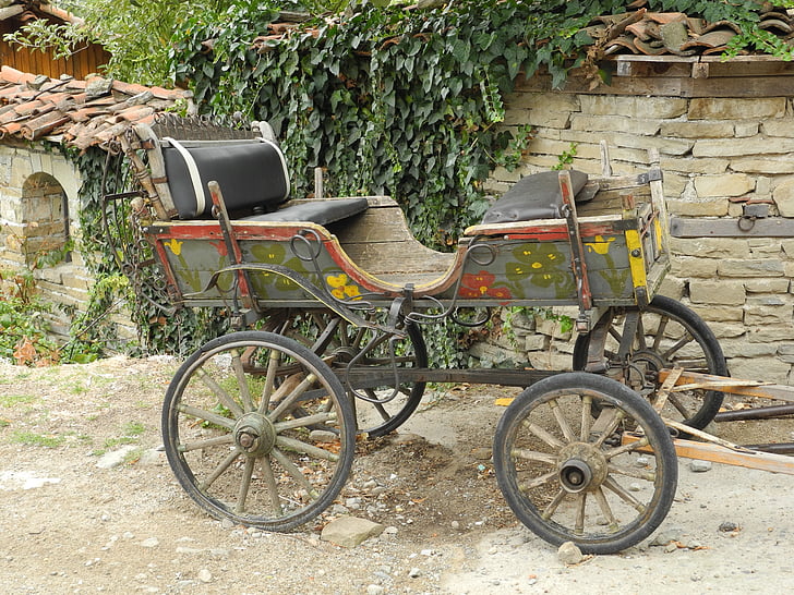 coach, horse drawn carriage, wagon, antique, nostalgia, ornament, nostalgic
