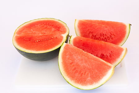 vannmelon, melon, saftig, frukt, mat, deilig, spise