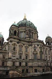 berlin cathedral, berlin, dom, dome, architecture, historically, building